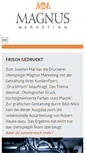 Mobile Screenshot of magnus-marketing.de